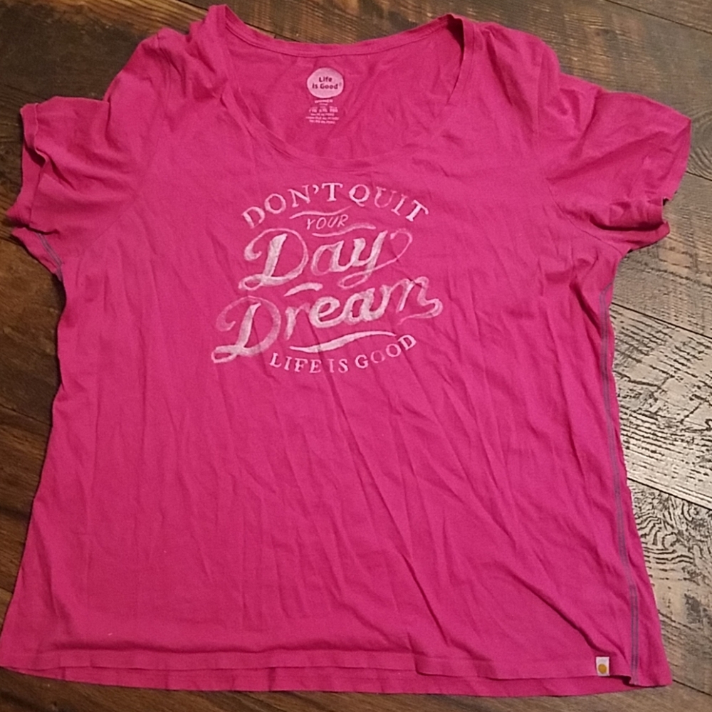 Hot pink t- shirt